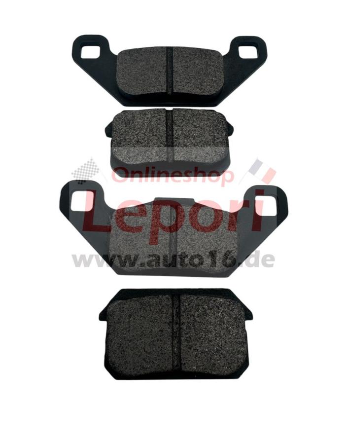 Satz Bremsklötze hinten Ligier, Microcar, Chatenet - neue Version - Zulieferer